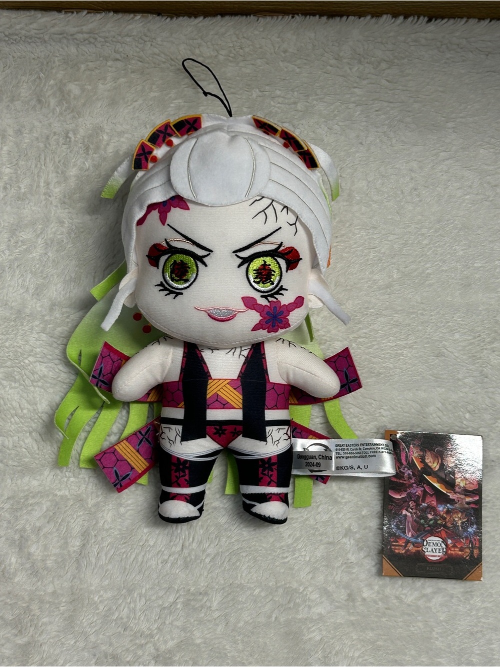 Demon Slayer Daki 8" Plush GE Animation Upper Rank 6 NWT